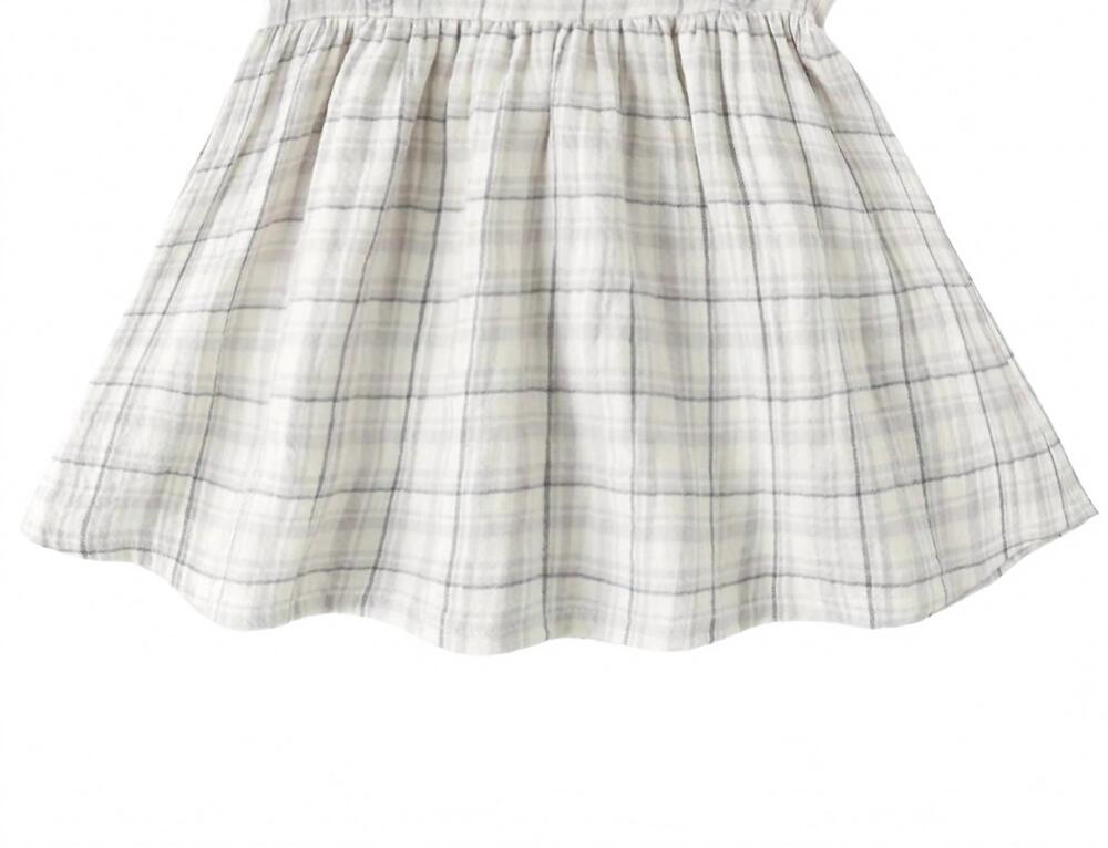 NEW QUINCY MAE girls alina dress in blue plaid